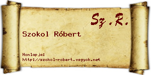 Szokol Róbert névjegykártya